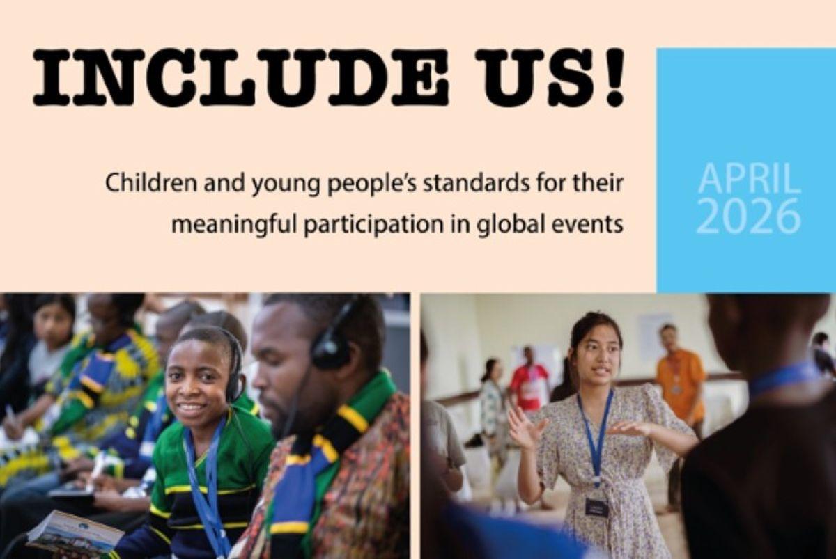 Cover page of the Include Us standards document